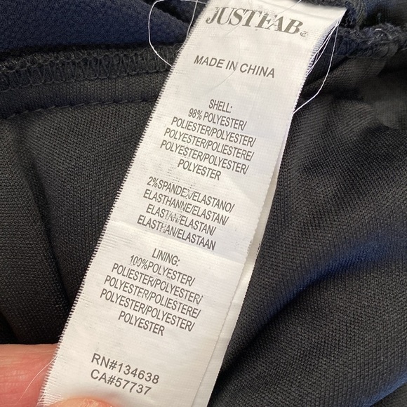 JUSTFAB- True Wrap Dress Womens Black midi Office Career lined XXL plus size - Picture 9 of 10